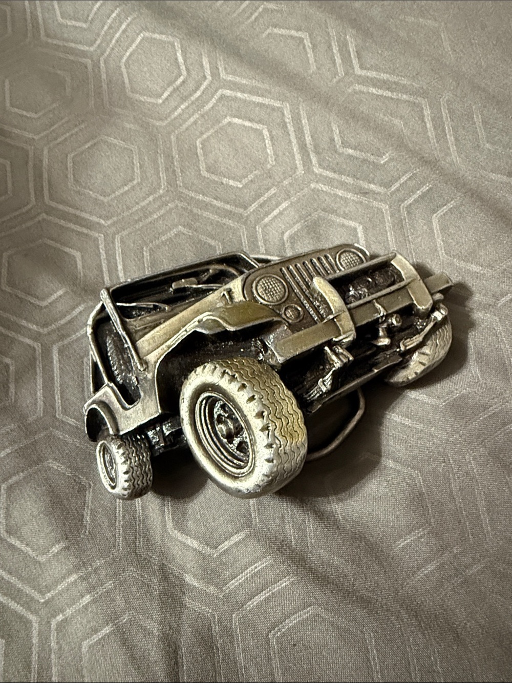 1978 Bergamot Brass Works Jeep Belt Buckle - Excellent Condition
